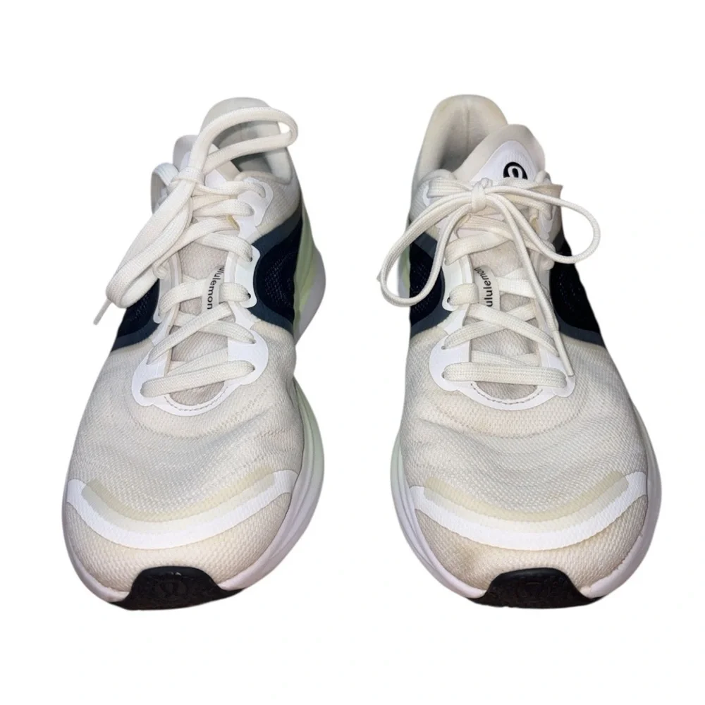 Lululemon Women’s Blissfeel 2 Running Shoe White/Black/Kohlrabi Green Size 11 - Picture 3 of 10